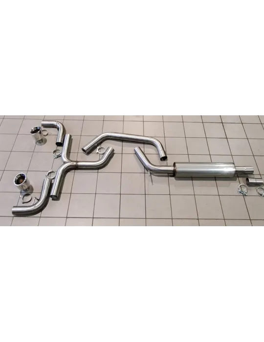 Ligne et Silencieux Sport Inox Look GTI DriveOnly Volkswagen Golf Mk7 2.0TDi 2012 - 2020
