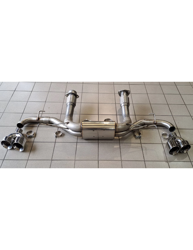 Ligne et Silencieux Sport Inox DriveOnly Chevrolet Corvette C8 2020 - 202x