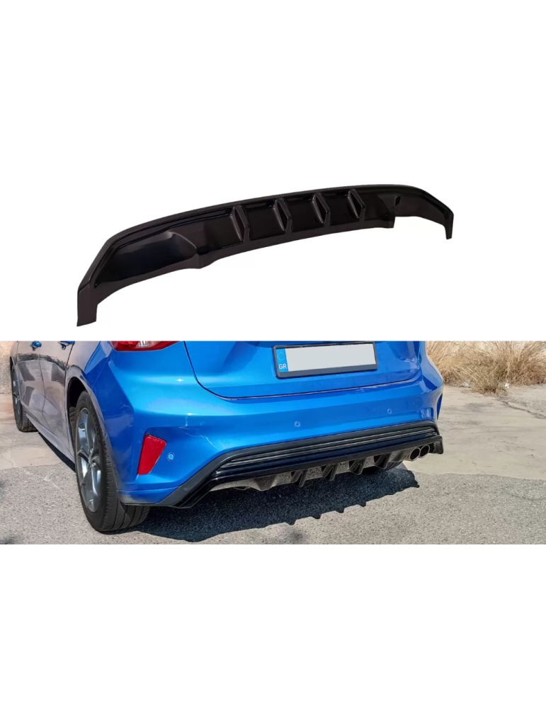 Diffuseur arrière Ford Focus Mk4 ST-Line 2018 - 2022 Diffuseur arrière Ford Focus Mk4 ST-Line 2018 - 2022