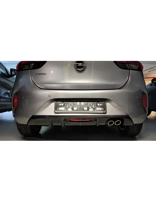 Diffuseur arrière avec double échappement Opel Corsa F GS-Line 2019 - 202x