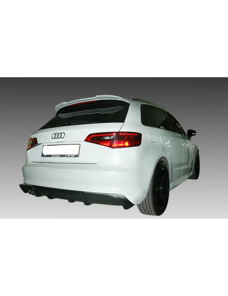 Diffuseur arrière Audi A3 8V Sportback (échappement simple) 2013 - 2016
