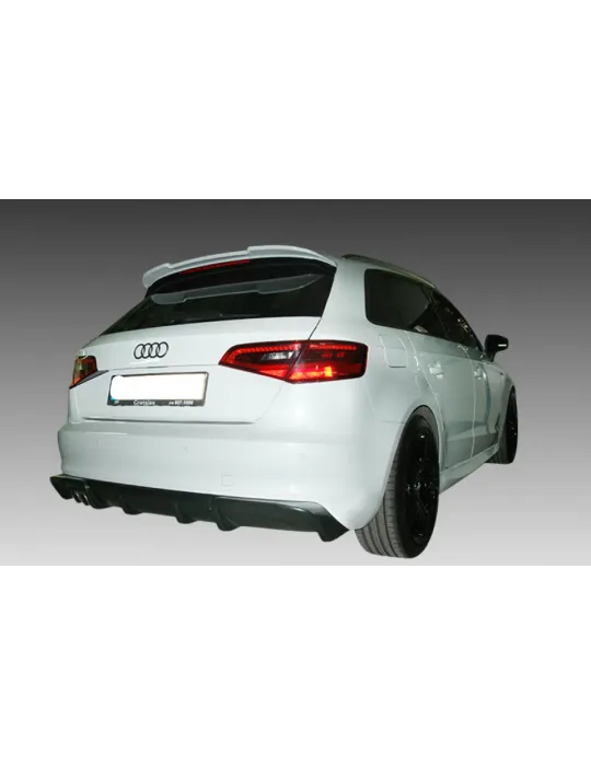Diffuseur arrière Audi A3 8V Sportback (échappement simple) 2013 - 2016