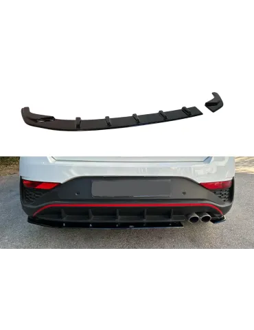 Extension de parechoc arrière Hyundai i30 Mk3 N-Line Hatchback Facelift 2020 - 202x