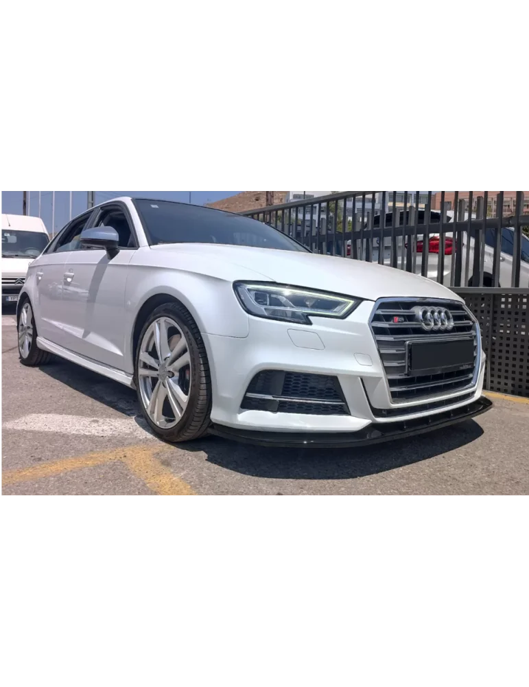 Lame / Extension de parechoc Avant Audi S3 / A3 S-Line 8V Facelift Sportback