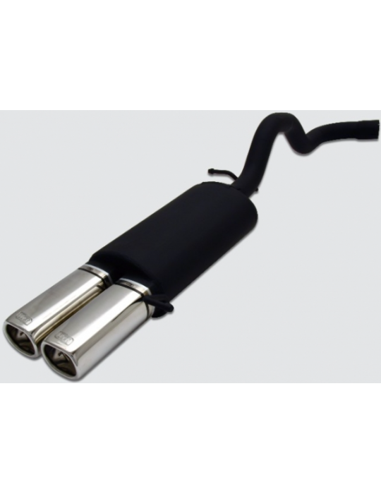 Silencieux Ulter Sport124-202/07-2 SEAT Ibiza Modèle 6K haki poprzeczne - Querliegende Haken 1996-1999 1-9 TDi
