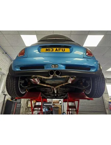 Ligne d'échappement + Collecteur + Dé-Catalyseur Sport Inox MINI R52/R53 Cooper S 