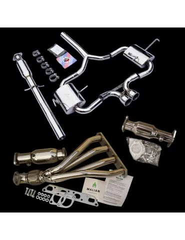 Ligne d'échappement + Collecteur + Dé-Catalyseur Sport Inox MINI R52/R53 Cooper S