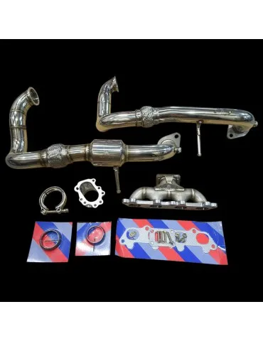 Collecteur Sport Inox Montage Turbo + Downpipe +  Catalyseur Sport Toyota MR2 Spyder 1.8 2000 - 2005
