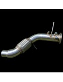 Descente de turbo / Défap Sport Inox BMW Série 5 E60/E61 525D/530D 2004 - 2012