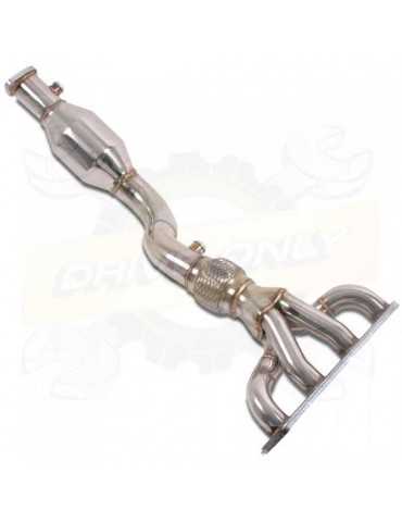 Collecteur d'échappement 4  / 1 + Décatalyseur Inox Direnza Cooper R50 / R53 1.6 2001 - 2006