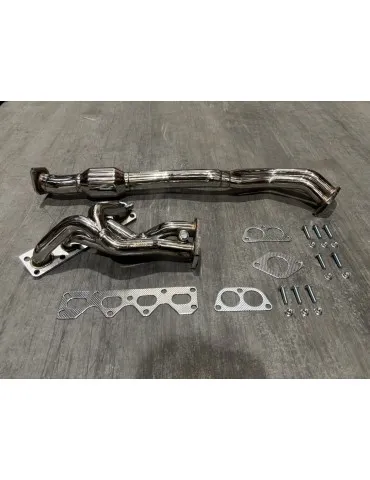 Collecteur d'échappement Long + Catalyseur Inox Performance 4/1  Mazda MX5 Mk2 NB 1.6 1999 - 2005