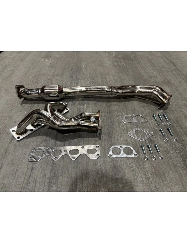 Collecteur d'échappement Long + Catalyseur Inox Performance 4/1  Mazda MX5 Mk2 NB 1.6 1999 - 2005