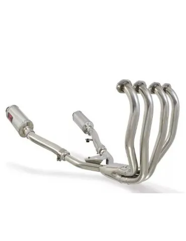 ZZR600 ZZR 600 4-2 full exhaust system with 450mm round stainless steel silencers