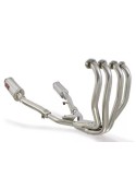ZZR600 ZZR 600 4-2 full exhaust system with 450mm round stainless steel silencers