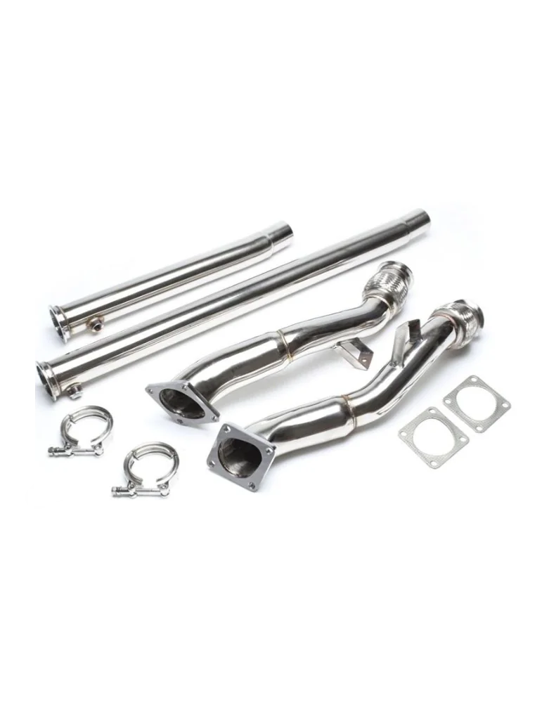 Descente de turbo + décatalyseur + Intermédiaire Sport Inox  A6 C5 2.7T 1997 - 2004