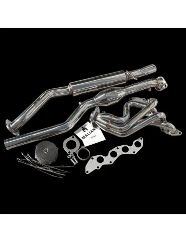 Collecteur + Catalyseur Sport d'échappement Inox "Magique" 4/1  Mazda MX5 Mk2 1.8 1999 - 2005