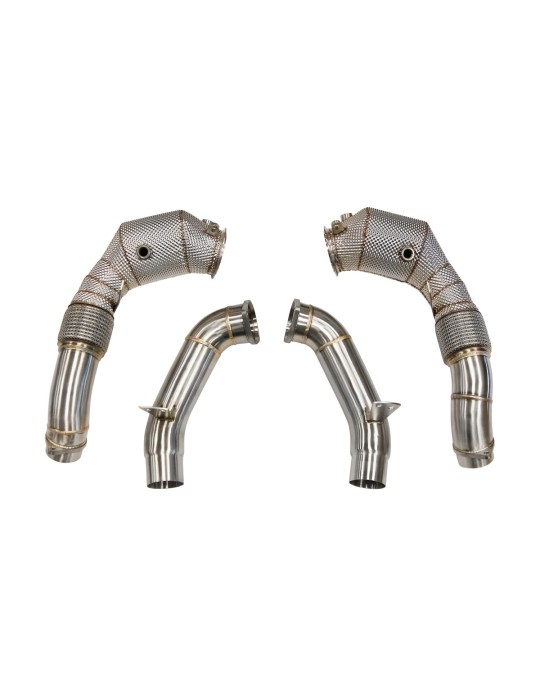 Descente de turbo + Décatalyseur Sport DriveOnly BMW M850I/XI G14 G15 G16/M550i G30 / M650i / M750i G11 G12 with OPF N63 + Boucl