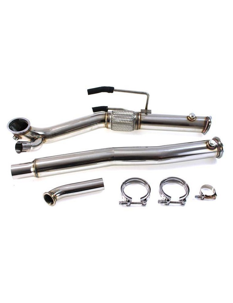 Descente de turbo + Décatalyseur Sport DriveOnly Audi A3 VW Golf V FWD 2.0TFSI Decat Turbo GT30 / GT35 Descente de turbo + Décatalyseur Sport DriveOnly Audi A3 VW Golf V FWD 2.0TFSI Decat Turbo GT30 / GT35