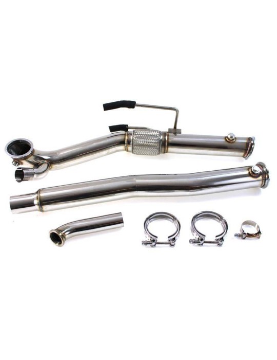 Descente de turbo + Décatalyseur Sport DriveOnly Audi A3 VW Golf V FWD 2.0TFSI Decat Turbo GT30 / GT35 