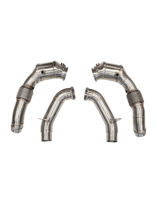 "A verifier " Descente de turbo + Décatalyseur Sport DriveOnly BMW M850I/XI G14 G15 G16/M550i G30 / M650i / M750i G11 G12 with O
