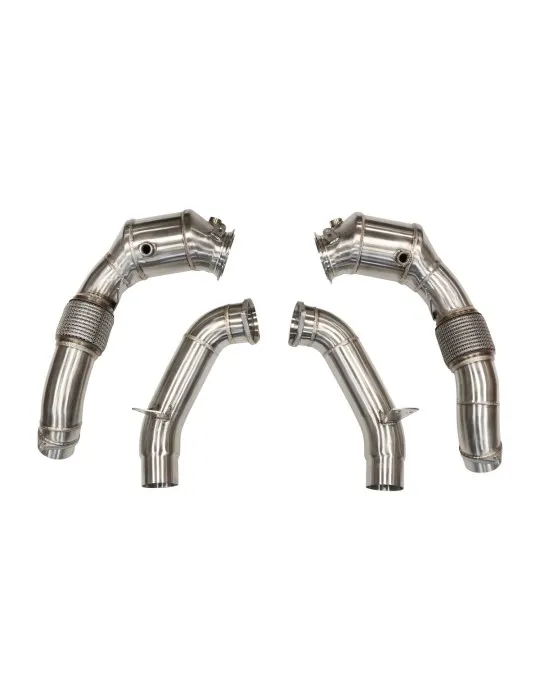 "A verifier " Descente de turbo + Décatalyseur Sport DriveOnly BMW M850I/XI G14 G15 G16/M550i G30 / M650i / M750i G11 G12 with O