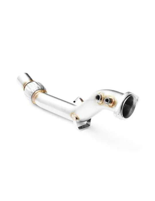 "A verifier " Descente de turbo + Décatalyseur Sport DriveOnly BMW e60 e61 520d M47N2 2005-2008 63,5 mm163 ps