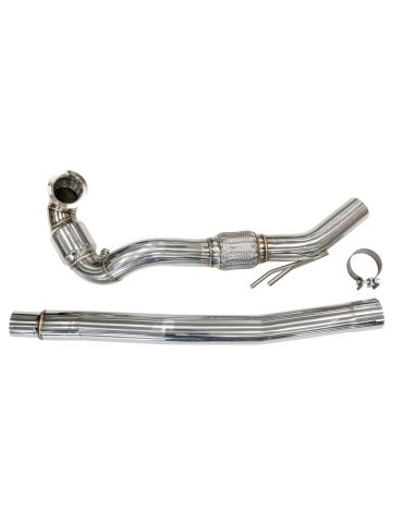 "A verifier" Descente de turbo + Décatalyseur Sport DriveOnly VW GOLF VII 4x4 1.8 tsi 2014- 76 mm 180 psI
