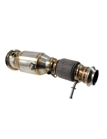 "A verifier" Descente de turbo + Décatalyseur Sport DriveOnly VW GOLF VII 4x4 1.8 tsi 2014- 76 mm 180 psI