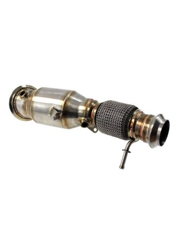 "A verifier" Descente de turbo + Décatalyseur Sport DriveOnly VW GOLF VII 4x4 1.8 tsi 2014- 76 mm 180 psI