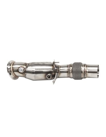 "A verifier" Descente de turbo + Décatalyseur Sport DriveOnly VW GOLF VII 4x4 1.8 tsi 2014- 76 mm 180 psI