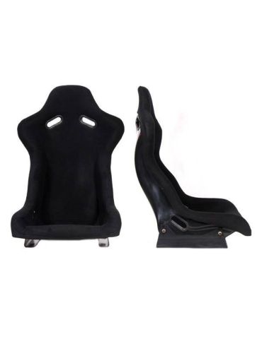Siège Baquet en Fibre Rally Tissu  Noir