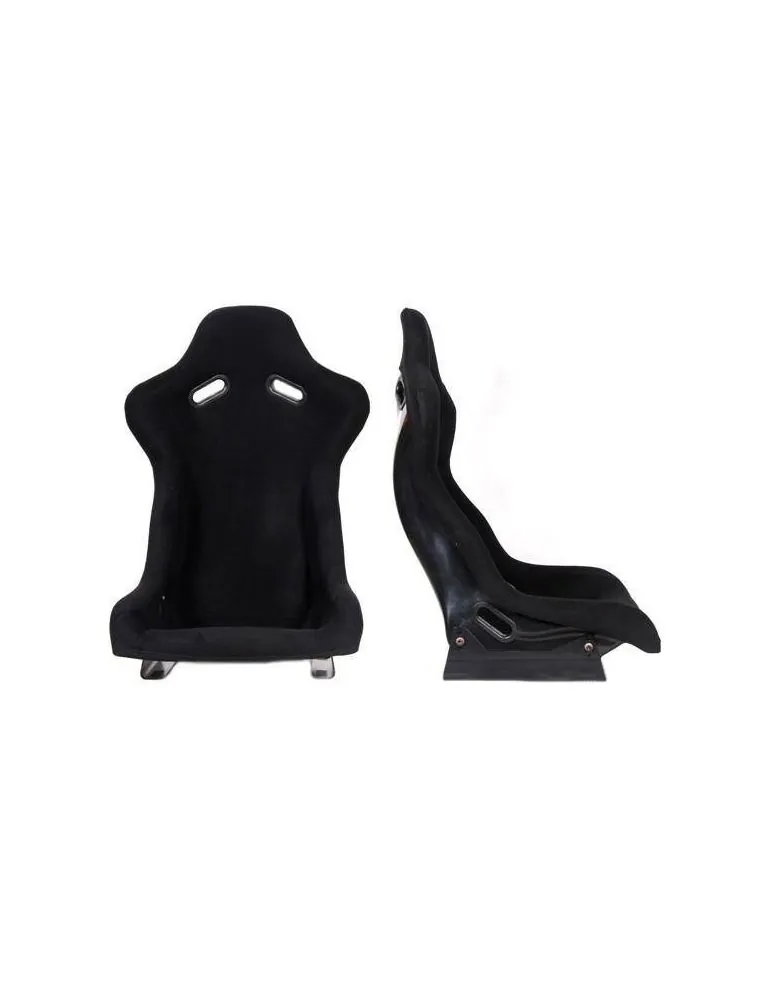 Siège Baquet en Fibre Rally Tissu  Noir