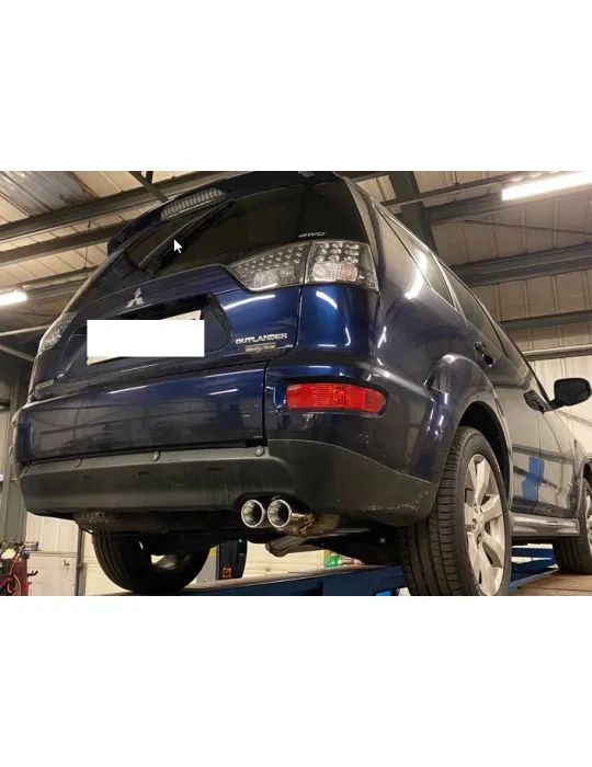 Ligne Silencieux SportInox + Intermédiaire direct DriveOnlyMitsubishi Outlander 4WD 2.3 DI-D 2010-2013 