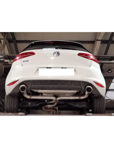 Silencieux direct  Sport  Inox Look GTI DriveOnly VW Golf MK7 / 7.5 1.4GTE 