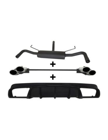 Silencieux Inox Ulter Sport + Diffuseur ALFA ROMEO Giulietta 2010-2019 1.4T / 1.6 Jtd 