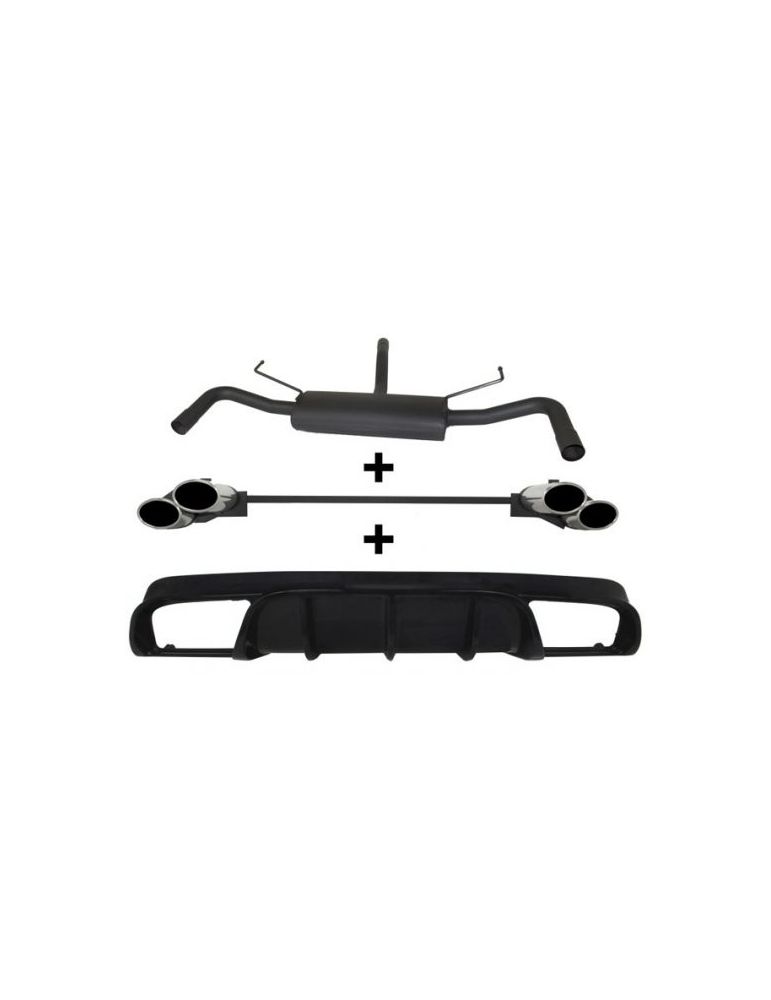 Silencieux Inox Ulter Sport + Diffuseur ALFA ROMEO Giulietta 2010-2019 1.4T / 1.6 Jtd