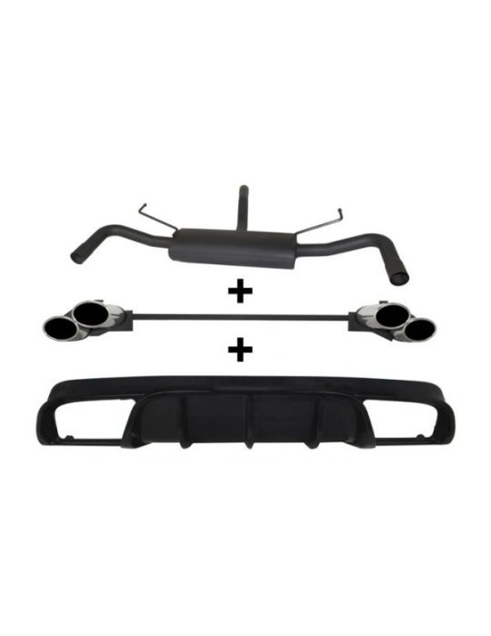 Silencieux Inox Ulter Sport + Diffuseur ALFA ROMEO Giulietta 2010-2019 1.4T / 1.6 Jtd 
