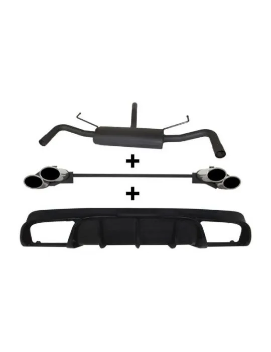 Silencieux Inox Ulter Sport + Diffuseur ALFA ROMEO Giulietta 2010-2019 1.4T / 1.6 Jtd 