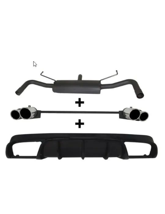 Silencieux Inox Ulter Sport + Diffuseur ALFA ROMEO Giulietta 2010-2019 1.4T / 1.6 Jtd 