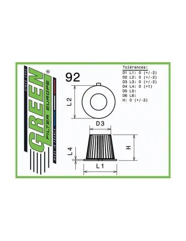 Filtre à air pour EAGLE SUMMIT 1,6L L4 All années 8990