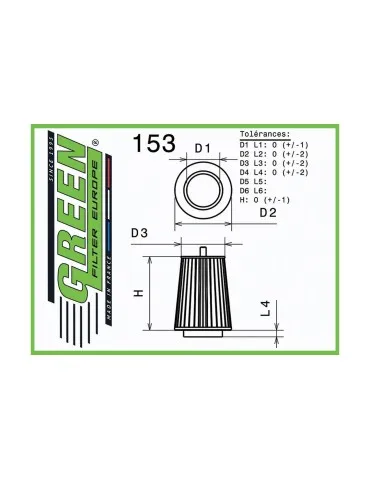 Filtre à air pour MERCEDES E CLASSE (W211) 200 KOMPRESSOR (163 cv) années 02