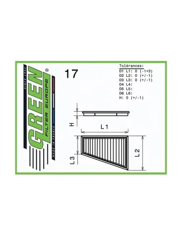 Filtre à air pour BMW X2 (F39) 20 i-iX (178 cv) années 11/20