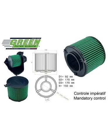Filtre à air pour AUDI A4 (8W) 45 TFSI Mild Hybrid (265 cv) années 08/20