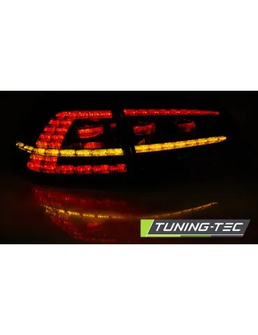 Feux arrière à LED rouges blancs pour VW GOLF 7 13-17