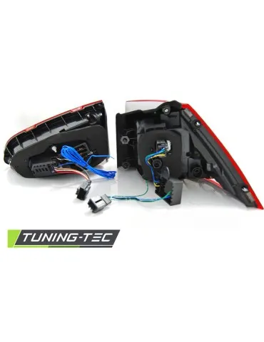 Feux arrière à LED rouges blancs pour VW GOLF 7 13-17
