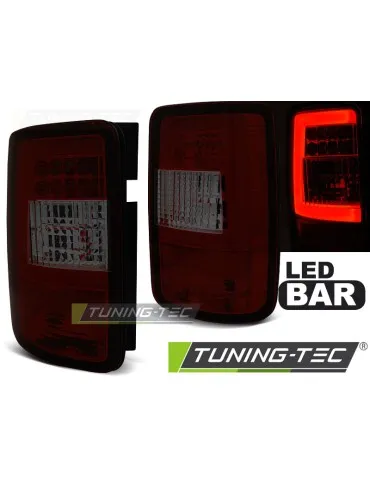 Feux arrière à LED fumés rouges pour VW CADDY 03-03.14
