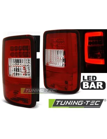 Feux arrière à LED rouges pour VW CADDY 03-03.14
