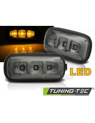 Répétiteurs latéraux à LED fumés pour AUDI A4 B6 10.00-10.04 A4 B7 11.04-08