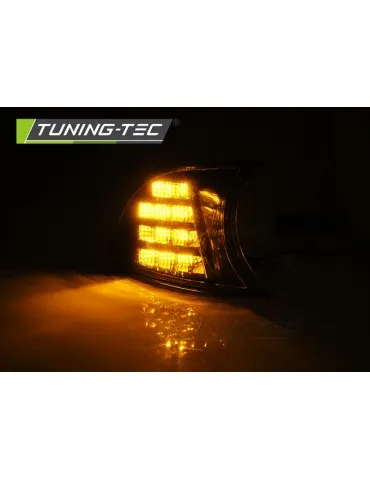Clignotants avant à LED noirs pour BMW E46 04.99-08.01 C/C