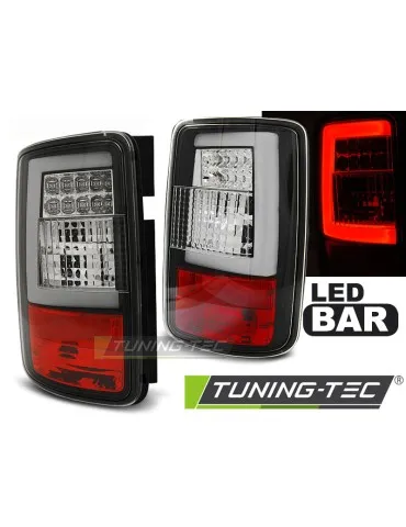 Feux arrière à LED noirs pour VW CADDY 03-03.14